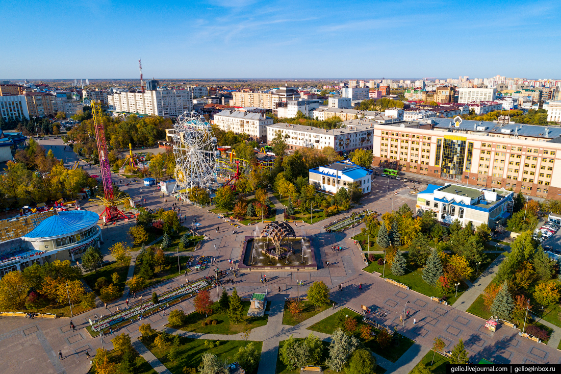 Тюмень с высоты птичьего полета