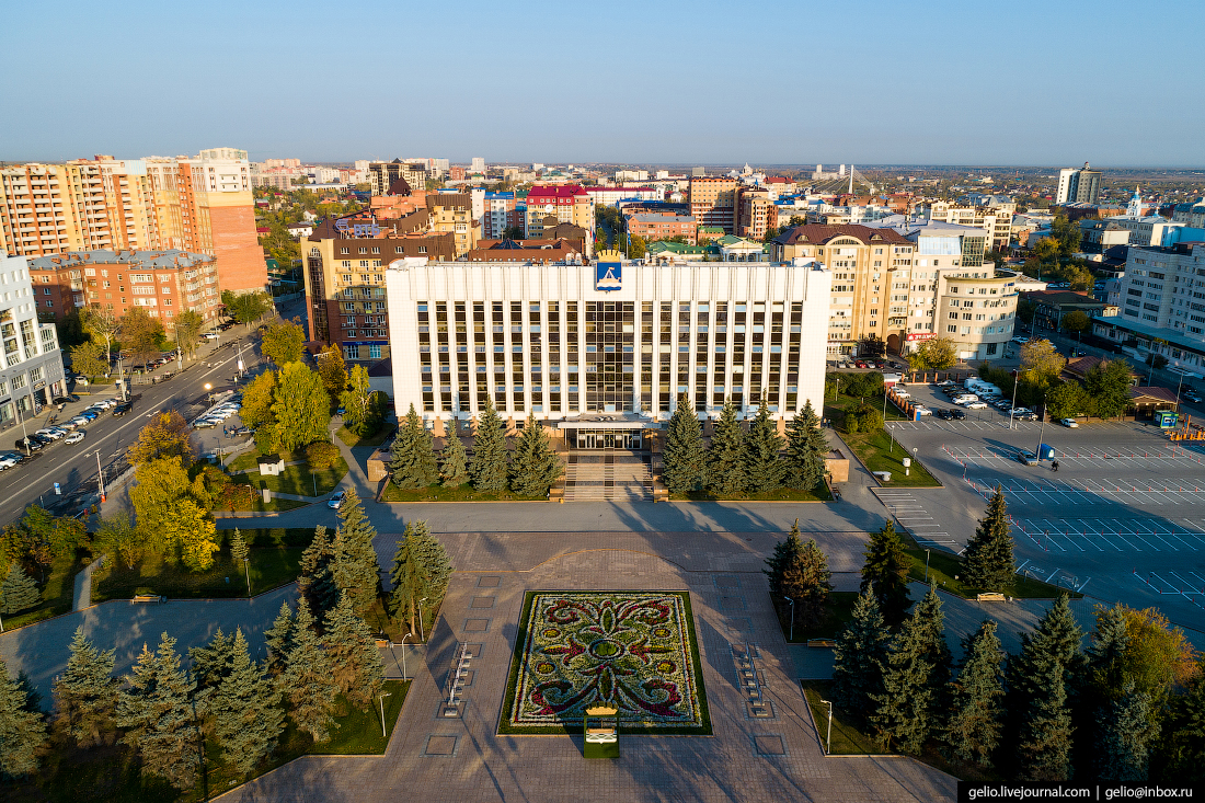 Тюмень с высоты птичьего полета