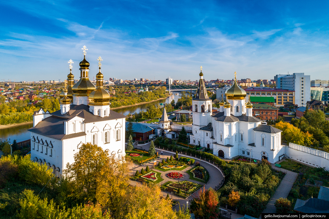 Тюмень с высоты птичьего полета