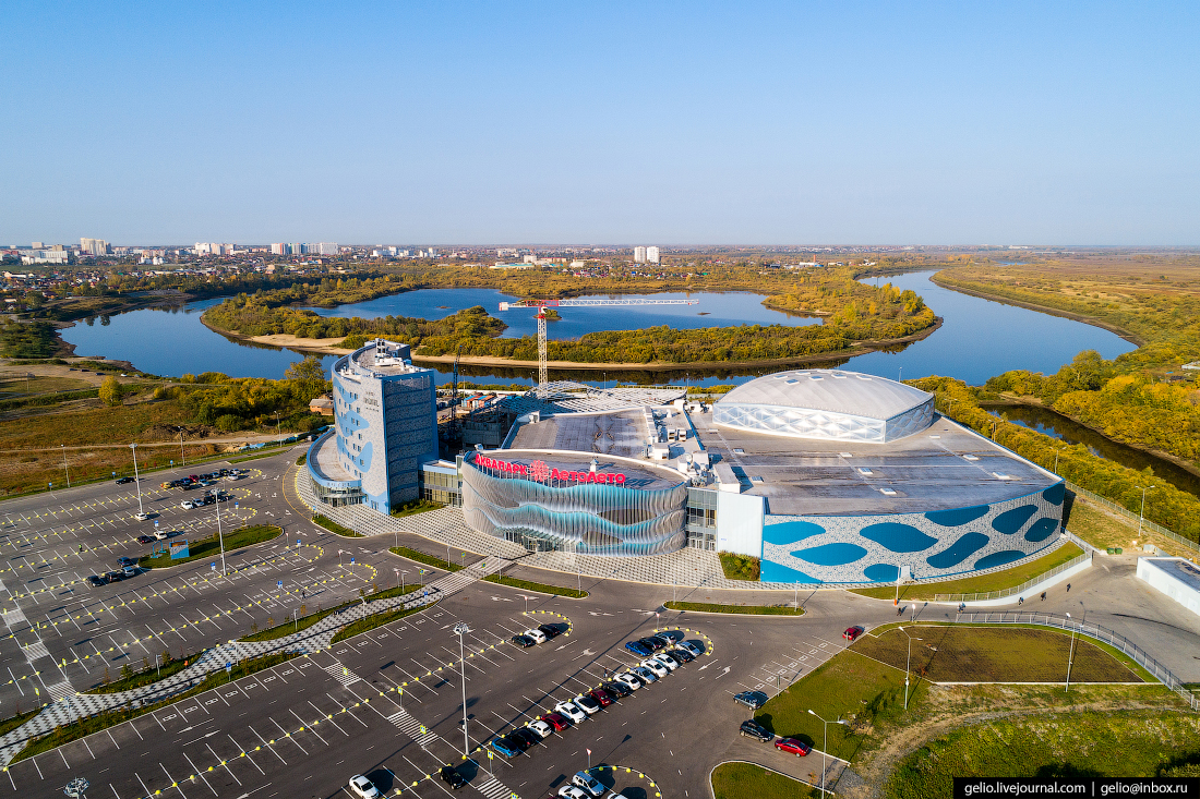 Тюмень с высоты птичьего полета