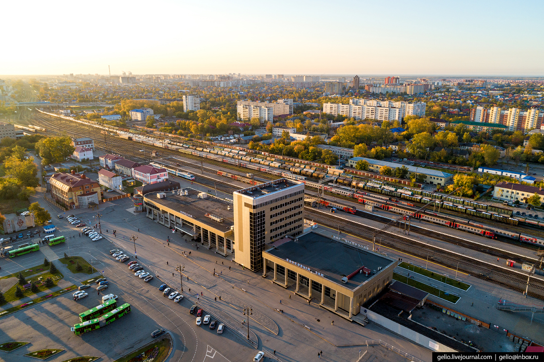 Тюмень с высоты птичьего полета