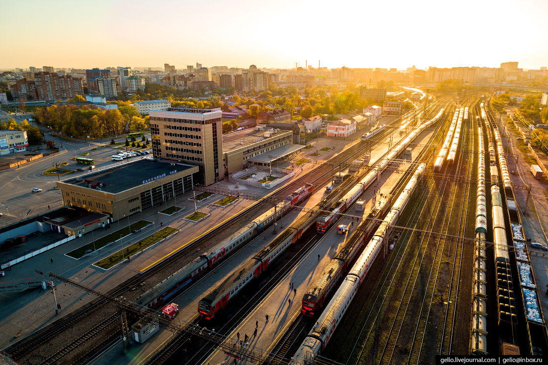 Тюмень с высоты птичьего полета