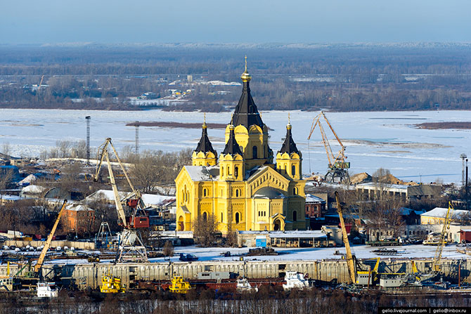 Зимний Нижний Новгород