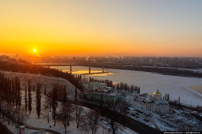 Зимний Нижний Новгород