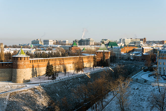 Зимний Нижний Новгород