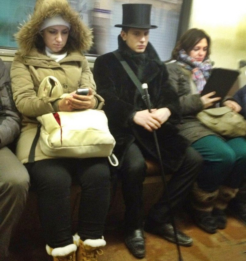 Модники из российского метрополитена