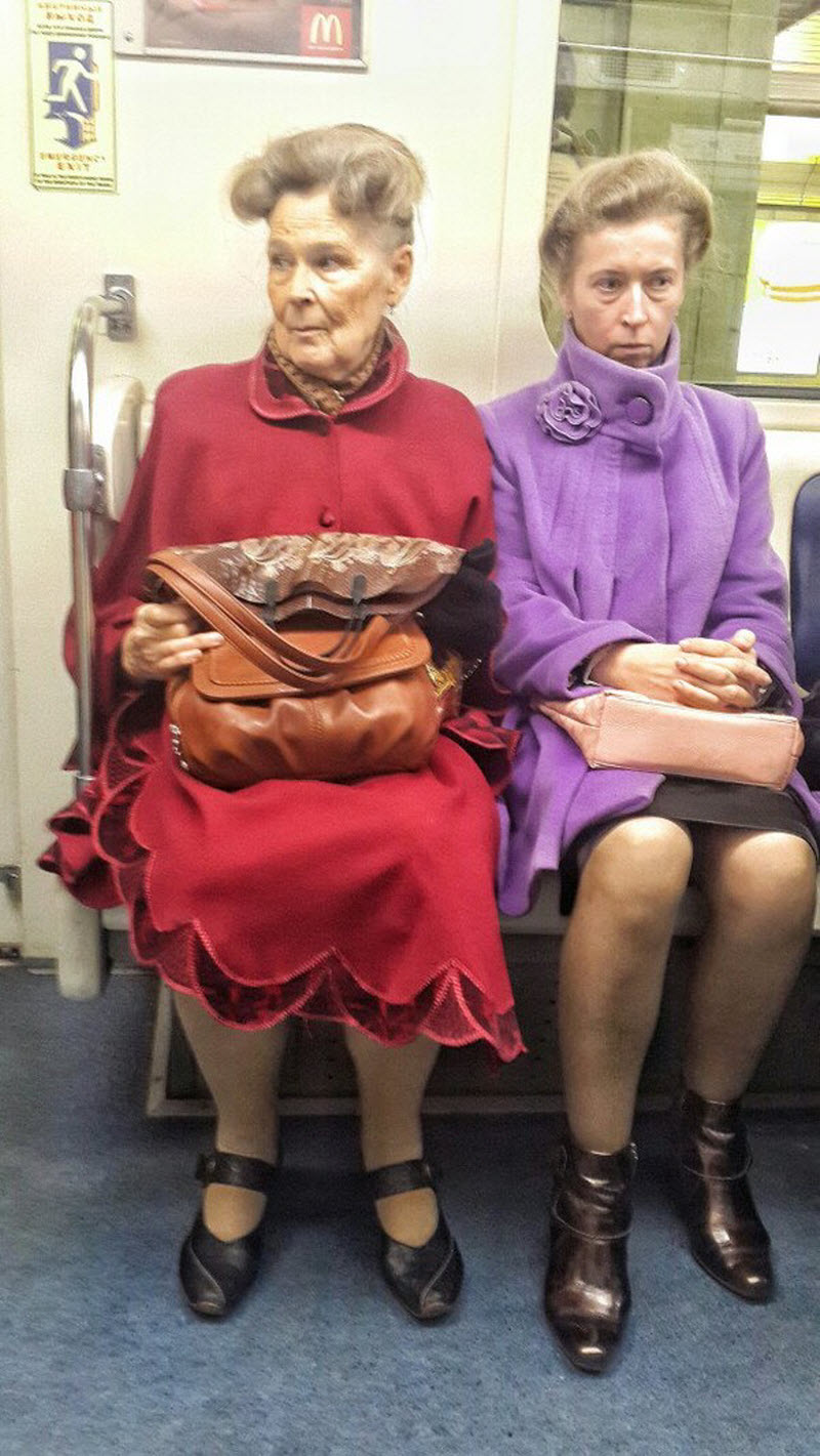 Модники из российского метрополитена