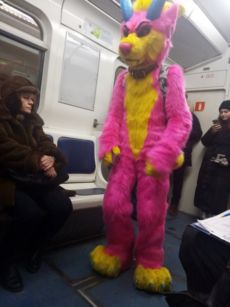 Модники из российского метрополитена