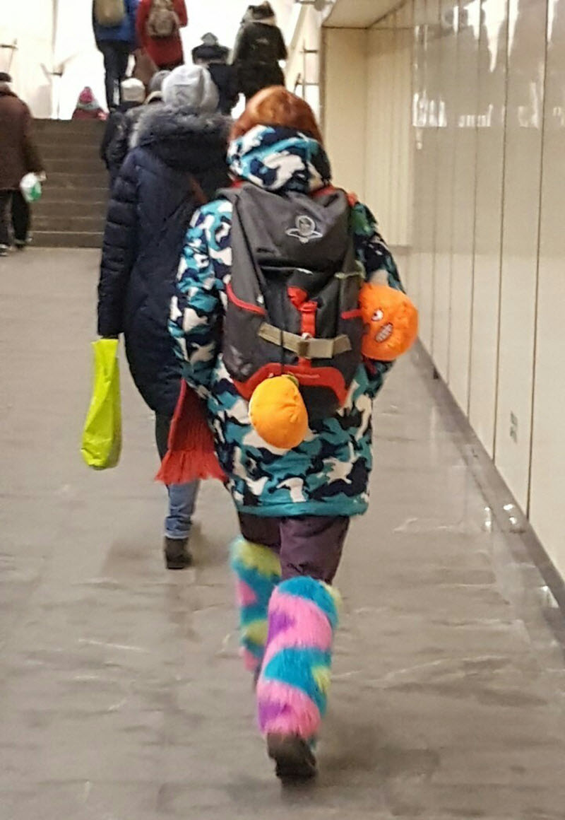 Модники из российского метрополитена
