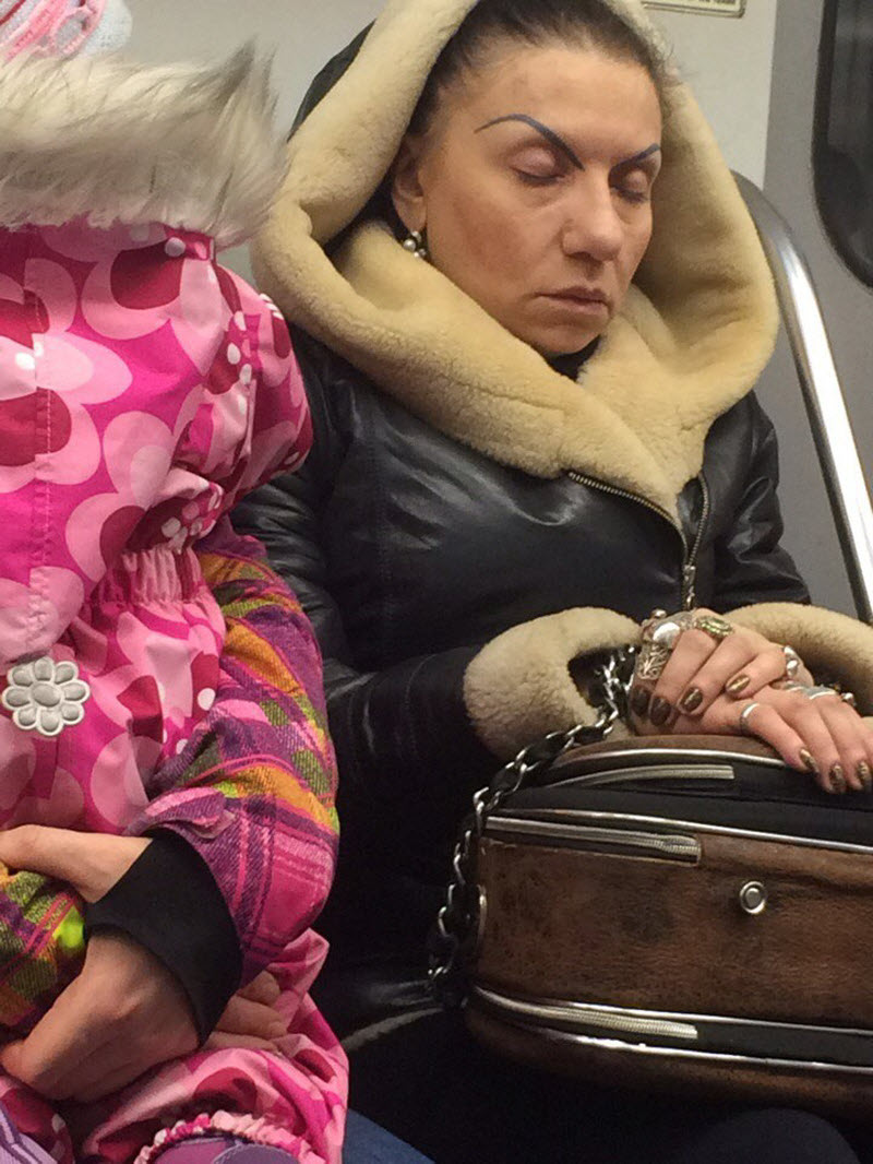 Модники из российского метрополитена