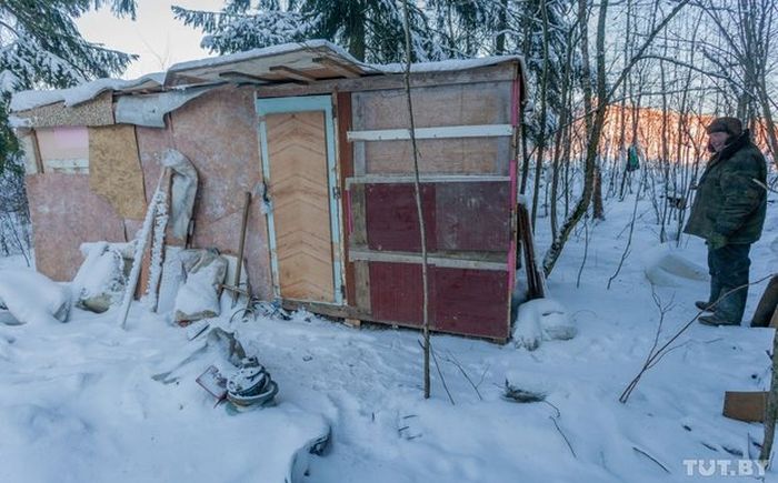 Как живут бомжи на городских свалках в зимнее время года