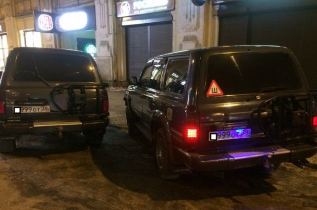 Водитель из Иркутска установил на автомобиль фиктивный госномер