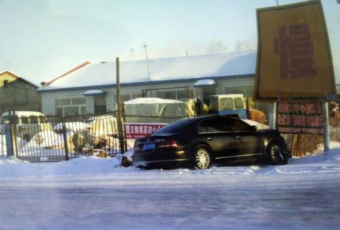 В Китае в жилой дом за год врезалось почти 50 автомобилей