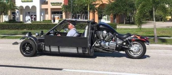Странные автомобили на дорогах