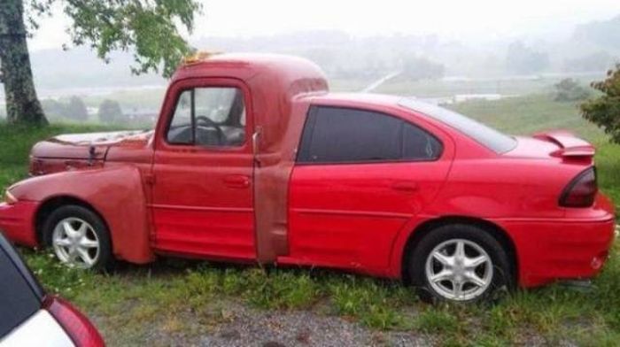 Странные автомобили на дорогах