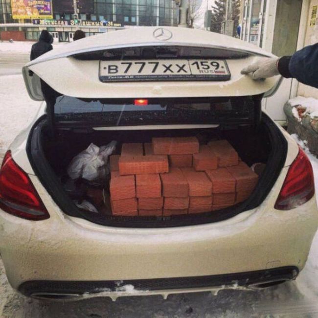 Странные автомобили на дорогах