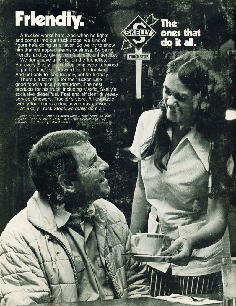 Американские грузовики 1970-х годов из журнала Overdrive Magazine