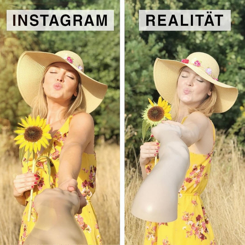 Креативная немка высмеивает гламурные фотографии из Instagram