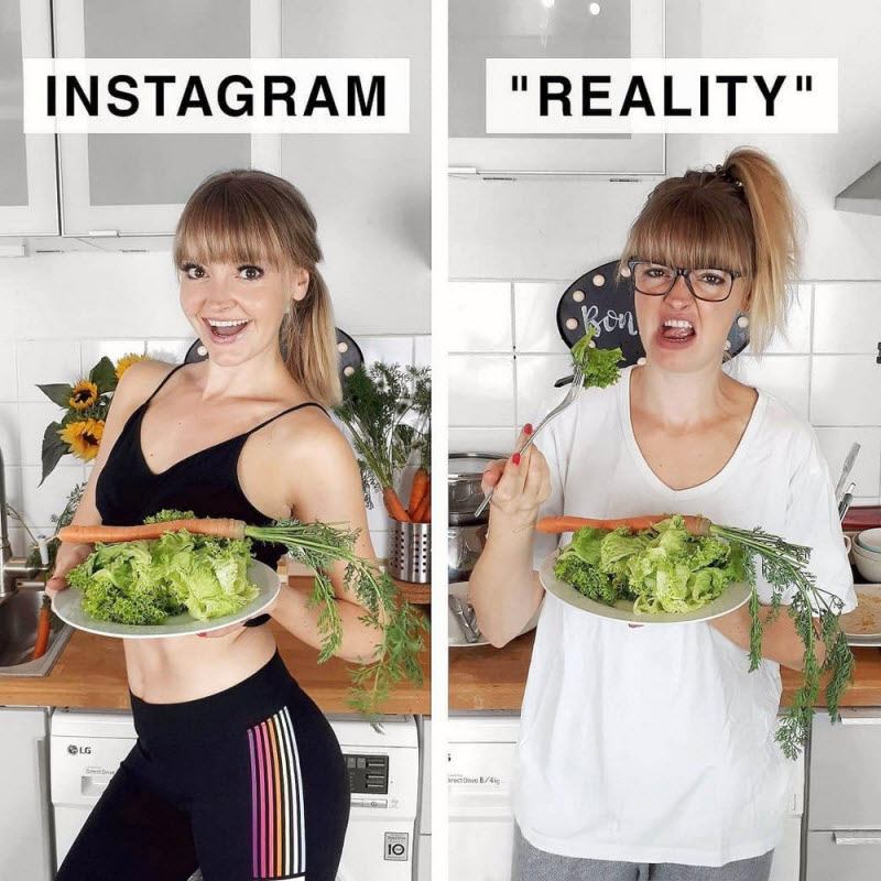 Креативная немка высмеивает гламурные фотографии из Instagram