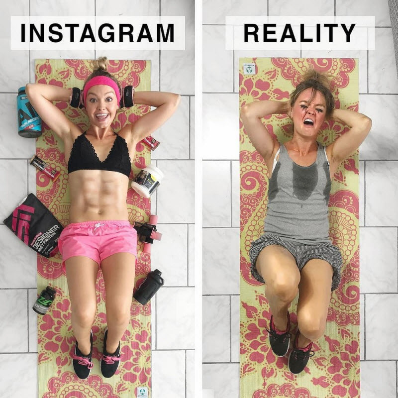 Креативная немка высмеивает гламурные фотографии из Instagram