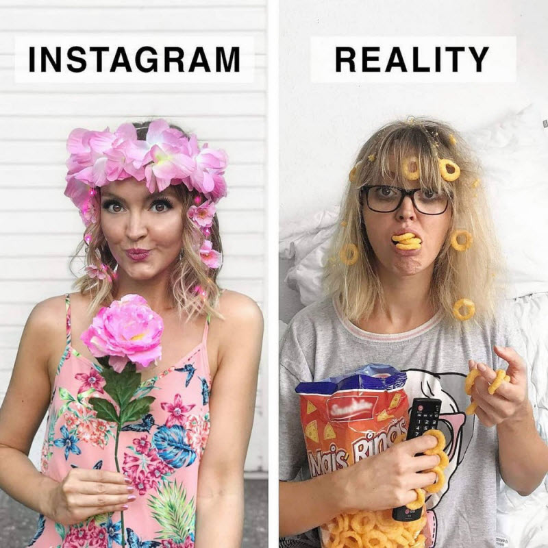 Креативная немка высмеивает гламурные фотографии из Instagram