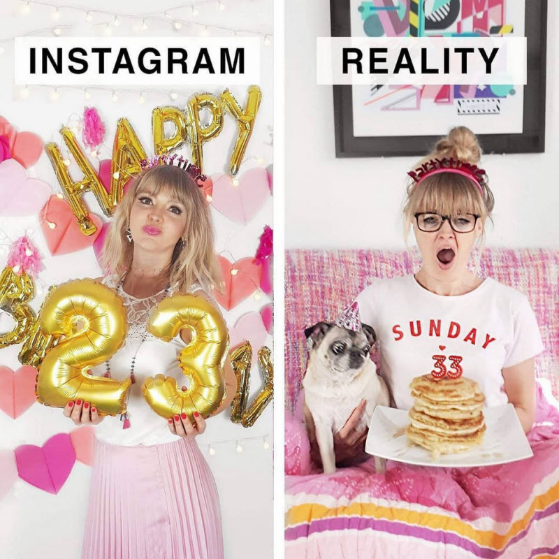 Креативная немка высмеивает гламурные фотографии из Instagram