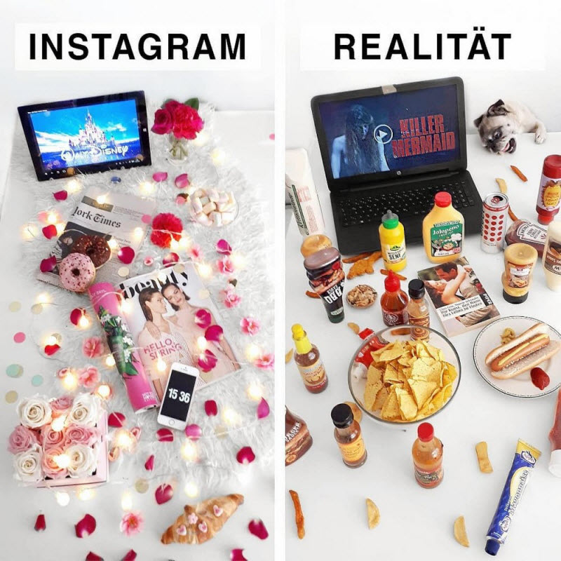 Креативная немка высмеивает гламурные фотографии из Instagram