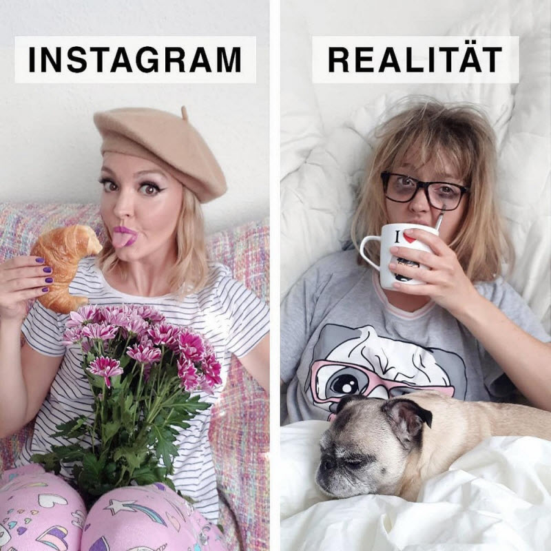 Креативная немка высмеивает гламурные фотографии из Instagram