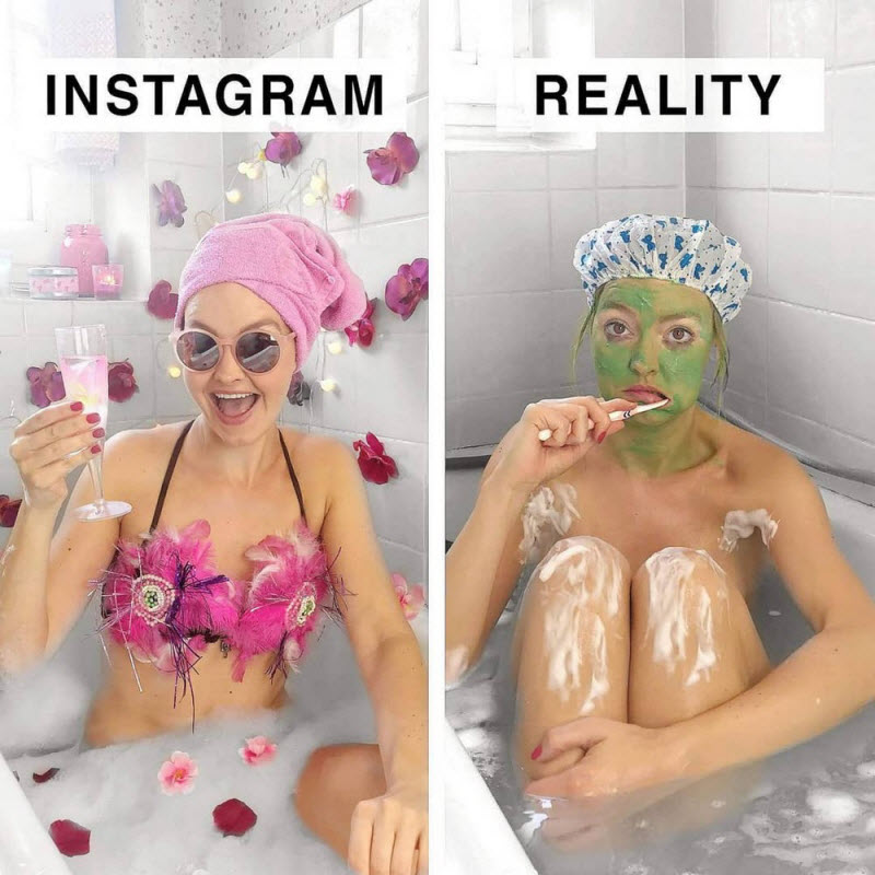 Креативная немка высмеивает гламурные фотографии из Instagram