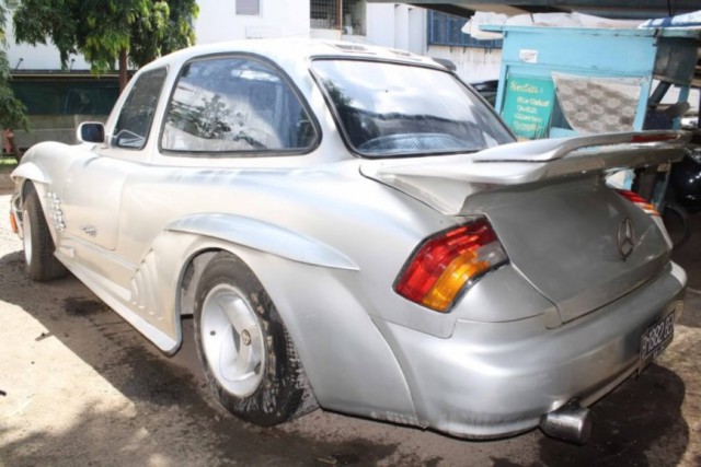 Самодельный Mercedes-Benz 300SL из старого купе W114