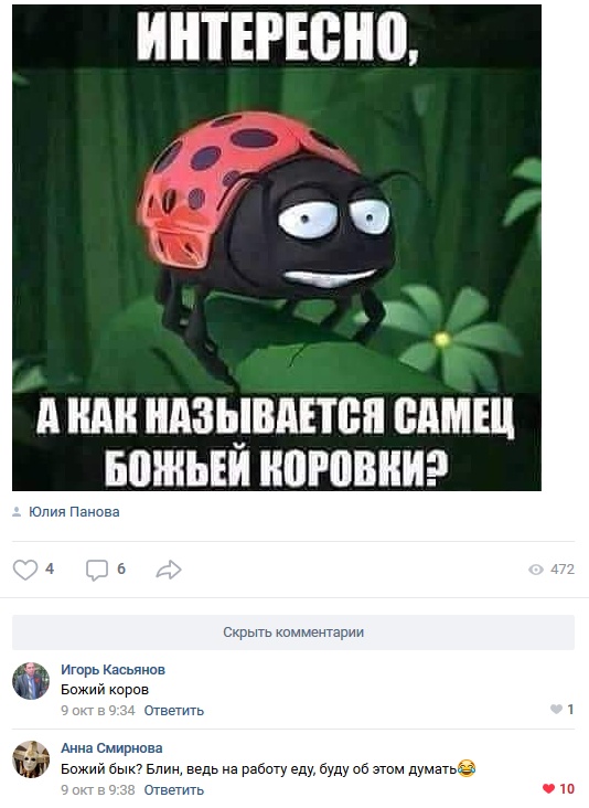 Высказывания и комментарии из социальных сетей