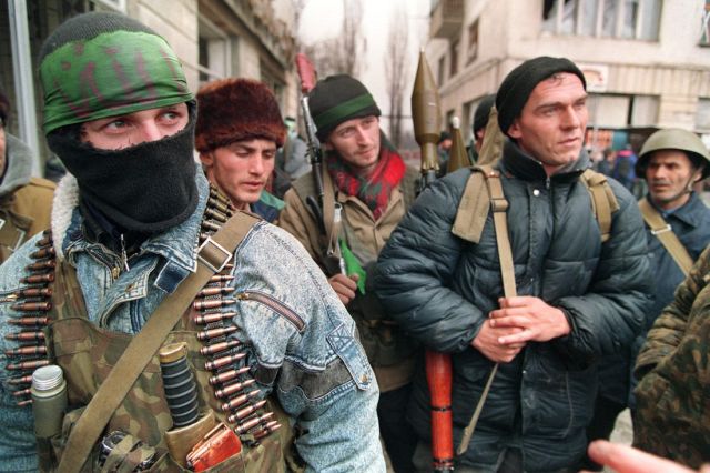 Первая чеченская война на фото