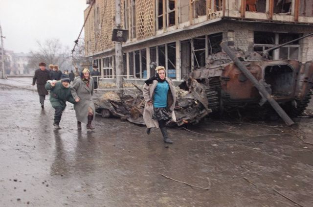 Первая чеченская война на фото