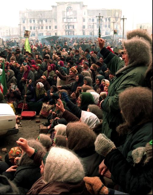Первая чеченская война на фото