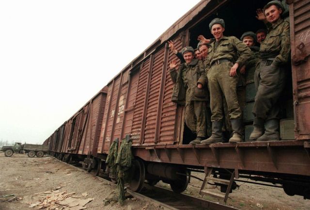 Первая чеченская война на фото