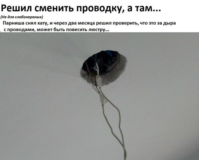 Ужасы с потолка