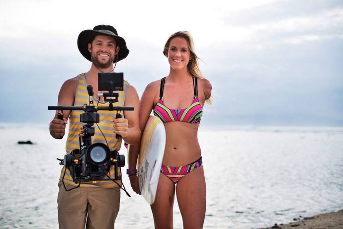 Эту девушку не останивили ни акула, ни беременность