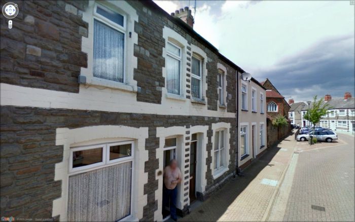 Странные фотографии с Google Street