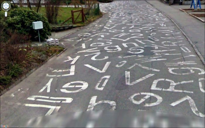 Странные фотографии с Google Street
