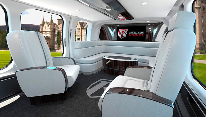 Вертолет Bell 525 Relentless: уникальная роскошь
