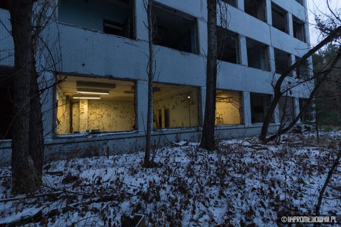 В Припяти вновь зажгли свет