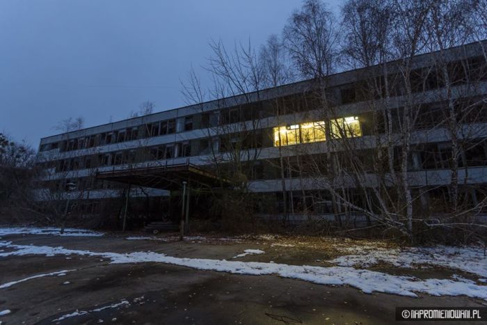В Припяти вновь зажгли свет