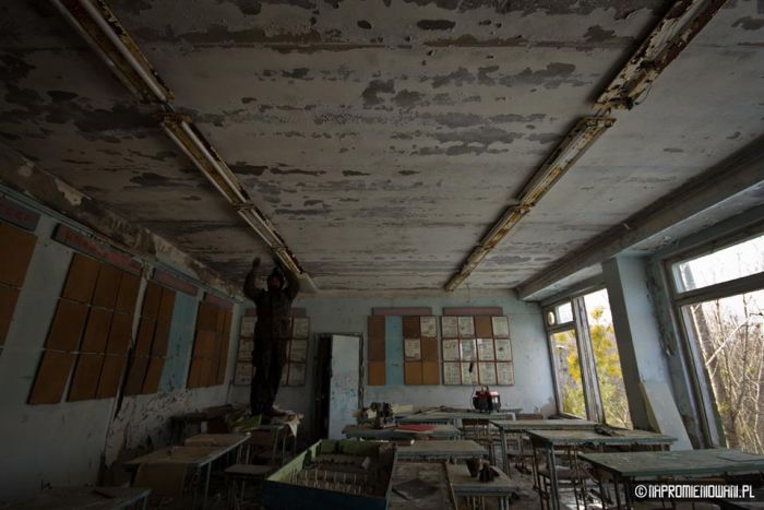 В Припяти вновь зажгли свет