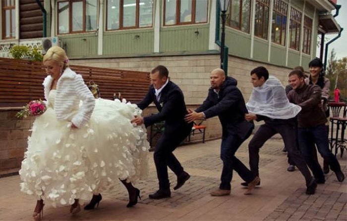 Странные фото с наших свадеб