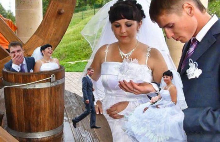 Странные фото с наших свадеб