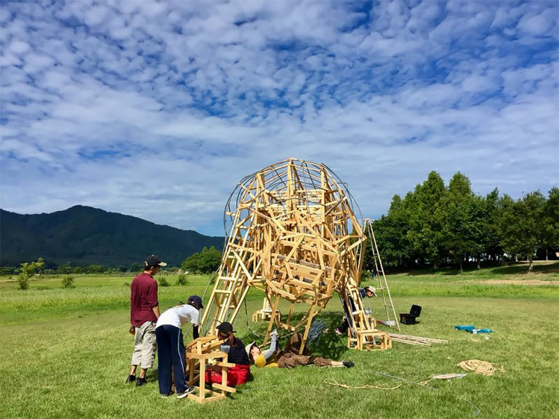 Wara Art Festival в Японии