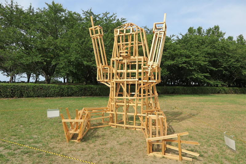 Wara Art Festival в Японии