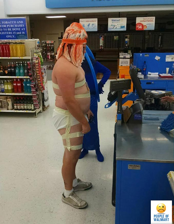 Экстравагантные покупатели Walmart