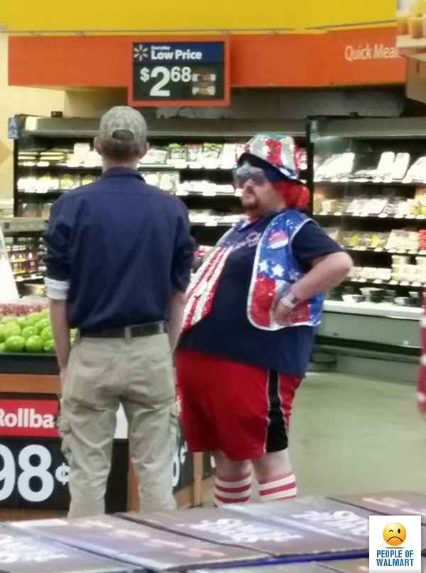 Экстравагантные покупатели Walmart