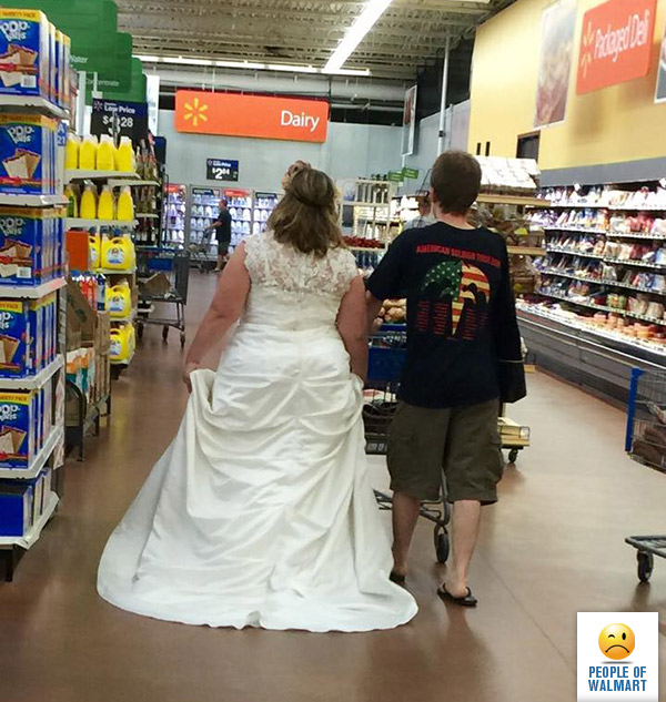 Экстравагантные покупатели Walmart